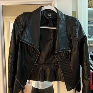 Lulus Faux Leather Jacket